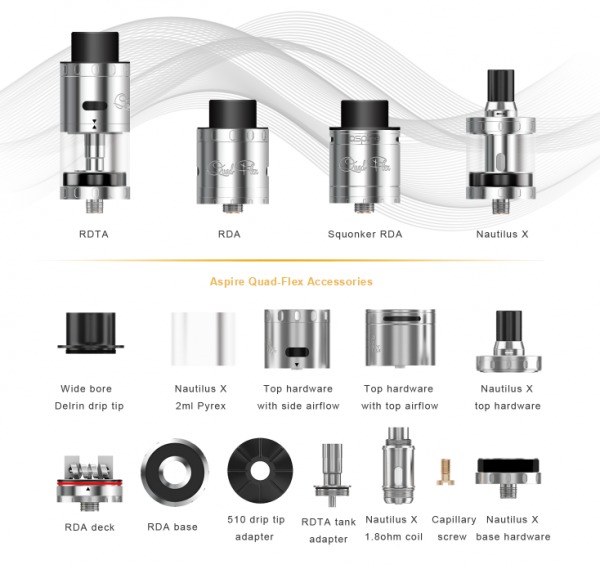 Aspire Quad-Flex 4-in-1 Survival Kit