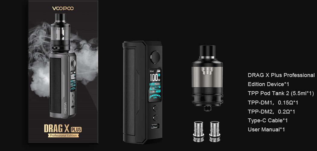 Voopoo Drag X Plus Professional  Edition Kit