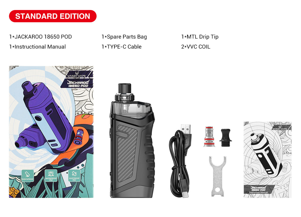 Vandy Vape JACKAROO 18650 POD