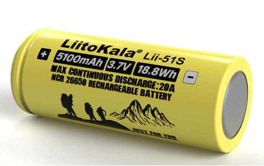 Liitokala Lii-51S 5100мАч 26650